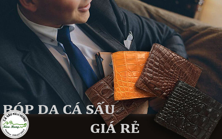 ví da cá sấu khuyến mãi giá rẻ