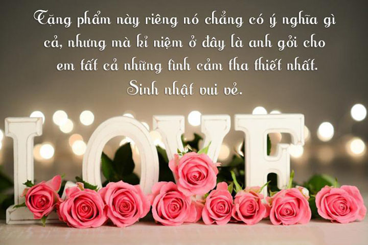 chúc sinh nhật bạn trai cũ