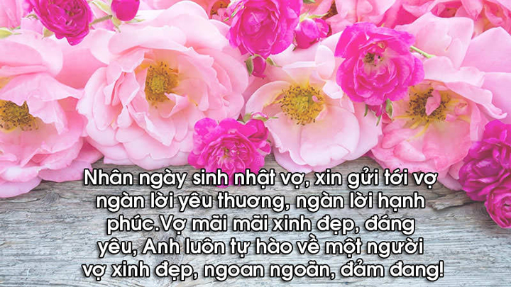 chúc mừng sinh nhật vợ 3