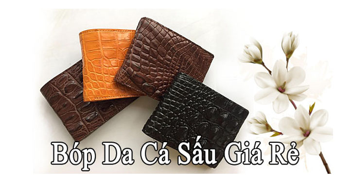 Bóp da cá sấu giá rẻ