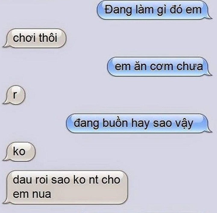 nhắn cho bạn gái