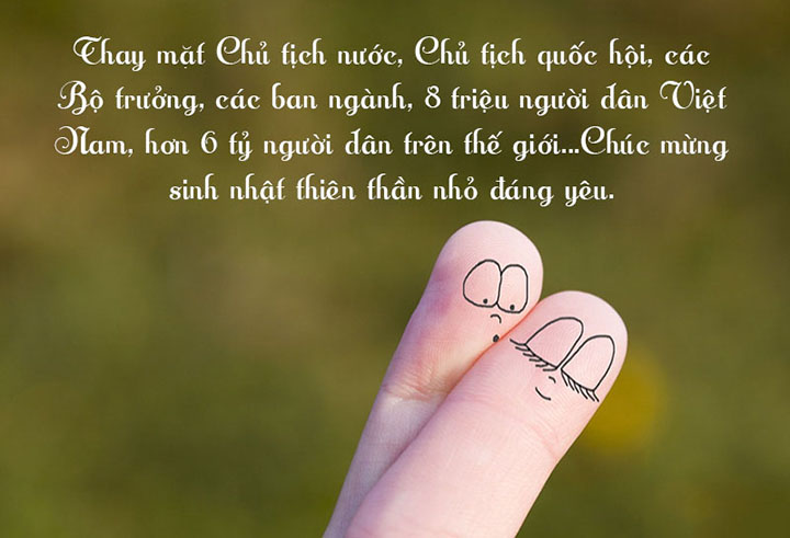 chúc sinh nhật tình cảm