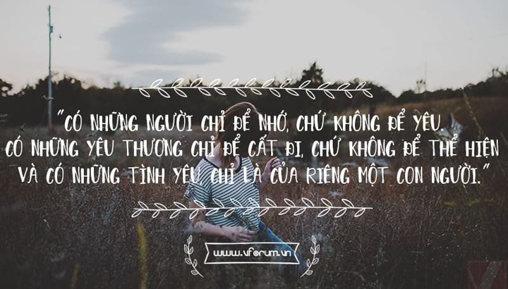 Những câu nói hay về tình yêu đơn phương